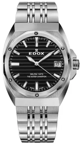 EDOX Delfin The Original 1973 Date - Ladies 50504-3M-NIN