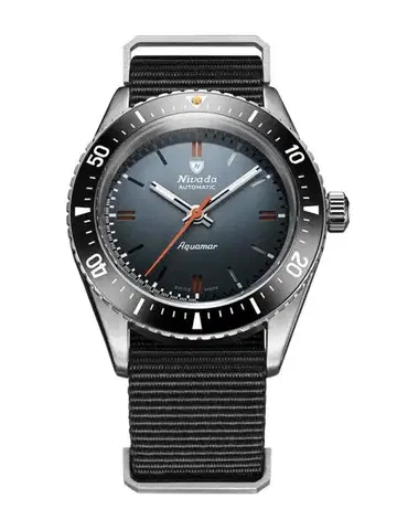 Nivada Grenchen Aquamar Grey - Flat Link Bracelet