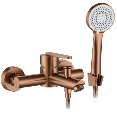REA Vanová nástěnná baterie Ontario Brush Copper REA-B0973