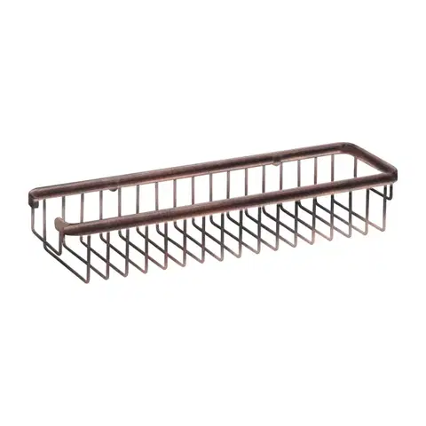 OMNIRES UNI košík do sprchy, 36 x 7 x 11 cm měď retro /ORB/ 8963AORB