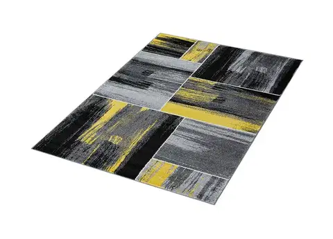 Ayyildiz, Kusový koberec Lima 1350 yellow, 80x150, šedá, kancelář