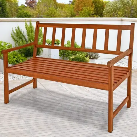 Zahradní lavička D0088 akácie Dekorhome