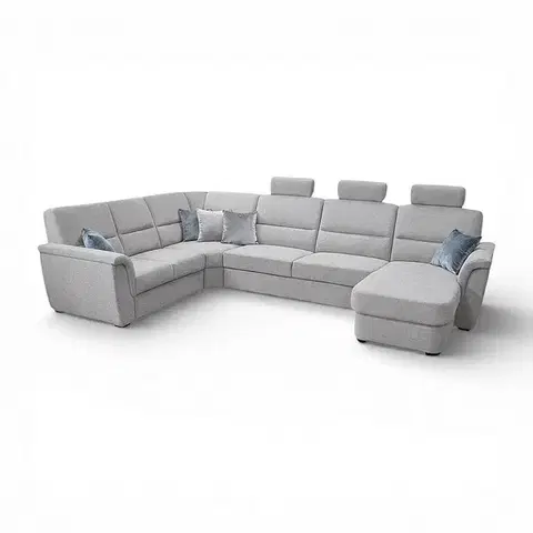 Kasvo sedací souprava SAMANTA LUX B2U-VROH-3SRHm-DU+3x záhlavník