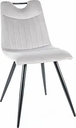 Kasvo OREO (ORE) VELVET židle bluvel 03 světle šedá