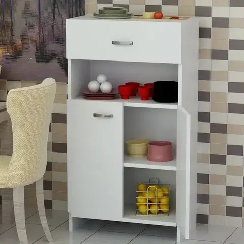 Víceúčelová skříňka Anı - White