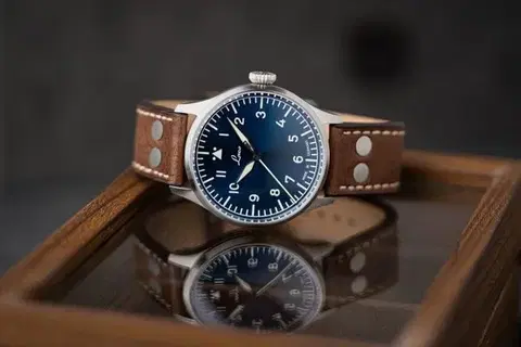 Laco Flieger Stuttgart Pro Blau 37 Automatic