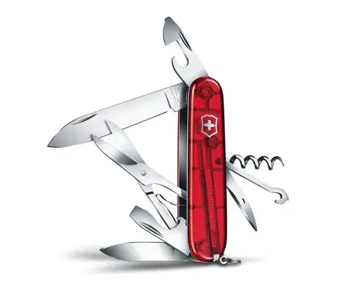 Nůž Victorinox Climber Red Transparent 1.3703.T