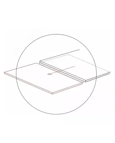 Signal Rozkládací jídelní stůl Genesis 180/240 cm černý/jasan
