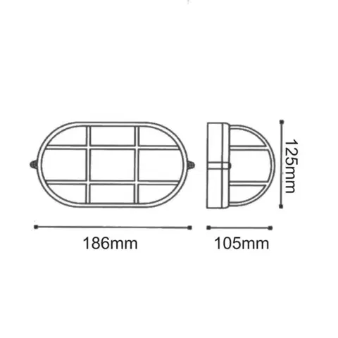 ACA Lighting stropní svítidlo plast bílá E27 AC.045PBW