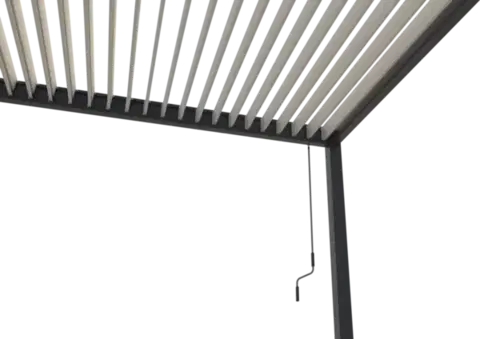Bioklimatická pergola INTRO PLUS 4x3 m ke stěně Rojaplast