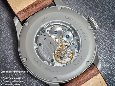 Laco Flieger Stuttgart Pro Blau 40 Automatic