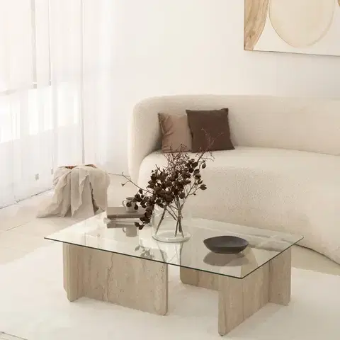 Konferenční stolek Escape - Travertine