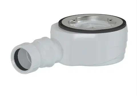 GELCO SET Čtvercová krytka sifonu chrom KSM104CH + sifon SN90 KSM104CH-SN90