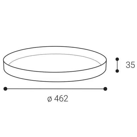 LED2 6469101 rámeček pro svítidlo YPSO 46 RING SLIM, W