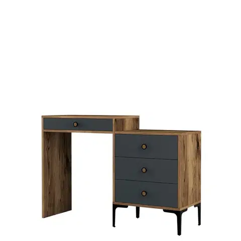 Toaletní stolek Lizbon 550 - Walnut, Anthracite