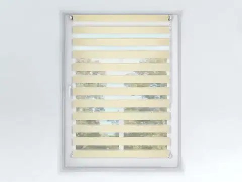 FEXI Roleta Den a noc, Origin slim vanilka, A 036, 150x112 cm