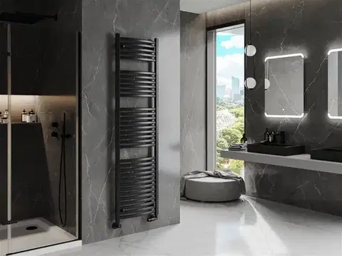MEXEN Helios otopný žebřík/radiátor 1800 x 500 mm, 850 W,černá W103-1800-500-00-70