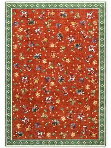 Villeroy & Boch, AKCE: 160x230 cm Kusový koberec Villeroy & Boch Toy's delight 106499 Red Green, červená, obývací pokoj