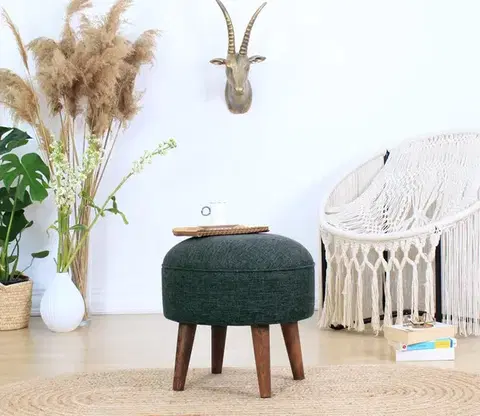 Hanah Home Taburet DEFF zelený