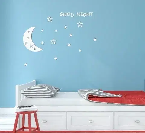 Nalepovací dětské dekorace na stěnu Good night