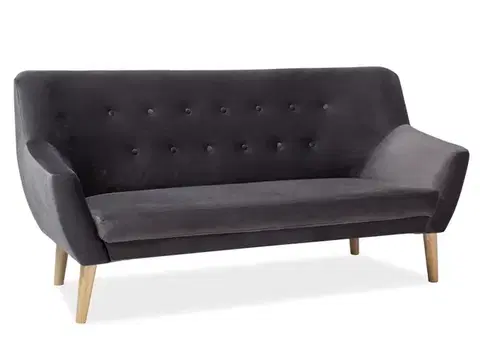 Trojmístná pohovka NORDIC 3 VELVET Signal