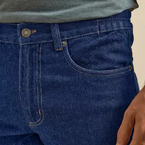 Džíny s elastickým pasem, pro vyšší postavu