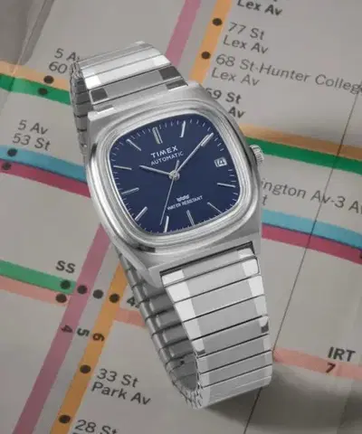Timex Automatic 1983 E Line Reissue TW2Y07400UK
