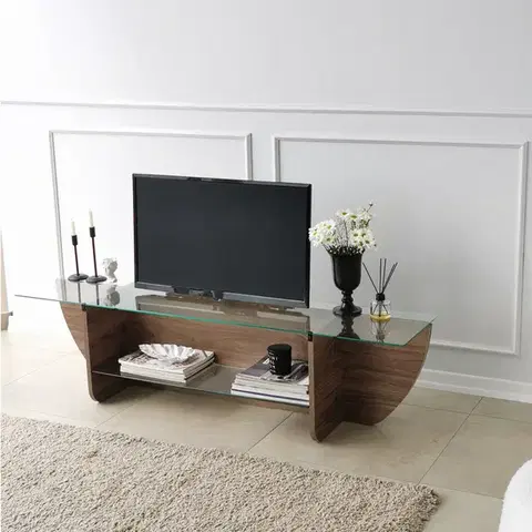 Televizní stolek Lily Walnut
