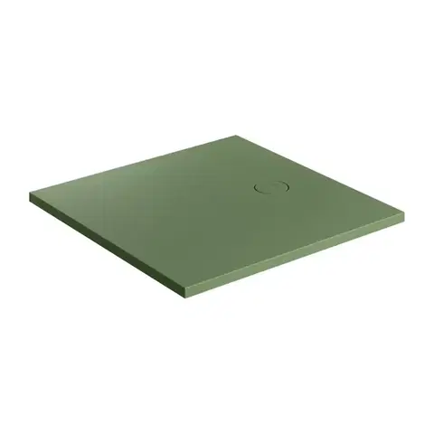 OMNIRES AQUAROCK kompozitní sprchová vanička protiskluzová, 80 x 80 cm, olive mat AQUAROCK80-KOL