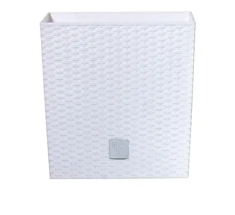 PROSPERPLAST - Květináč Rato Low 40cm bílý