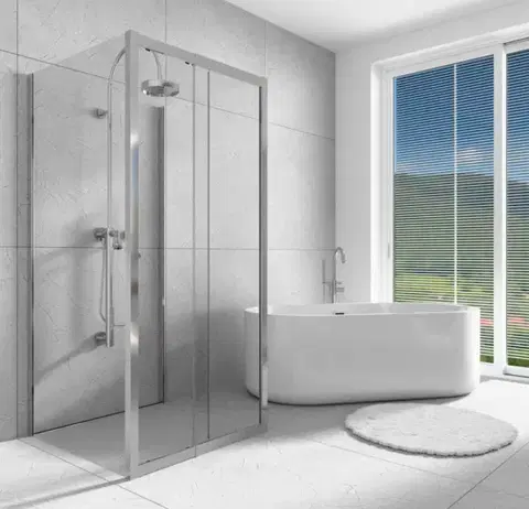 H K Třístěnný sprchový kout Flexi U3 90x100x90 L/P varianta SE-FLEXIU38010090