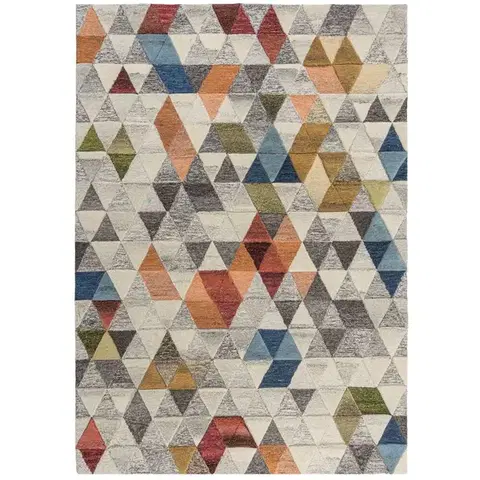 Flair Rugs, Kusový koberec Moda Amari Natural/Multi, 120x170, vícebarevná, chodba / předsíň