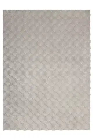 Obsession, Kusový koberec Diamond Cut 800 Grey, 80x150, šedá, ložnice
