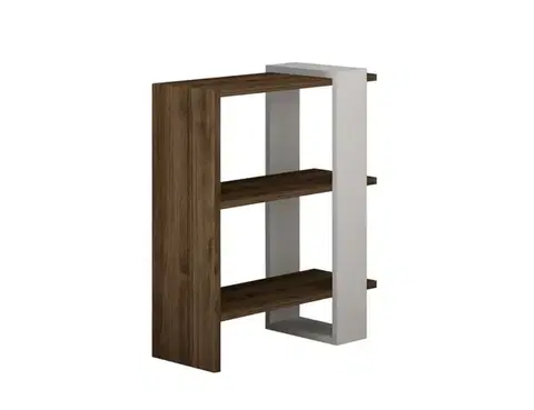 Living Room Furniture Set Gaye - Walnut, White