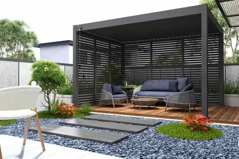 Bioklimatická pergola INTRO PLUS 4x3 m Rojaplast