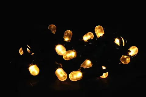 Giocoplast Řetěz LED E14 EXT, 3,1m/20 LED žárovek E14/teple bílá prodloužitelné