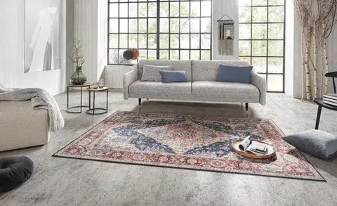 Kusový koberec Nouristan Asmar 104017 Indigo blue 80x150 cm
