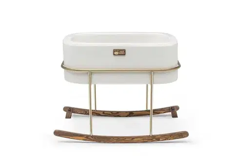 Cradle Hier Metal - White, Gold