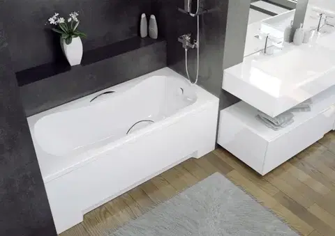 BESCO Obdélníková vana ARIA Nožičky k vaně S nožičkami, Rozměr vany 170 × 70  VANARIA170+OLVPINOZ