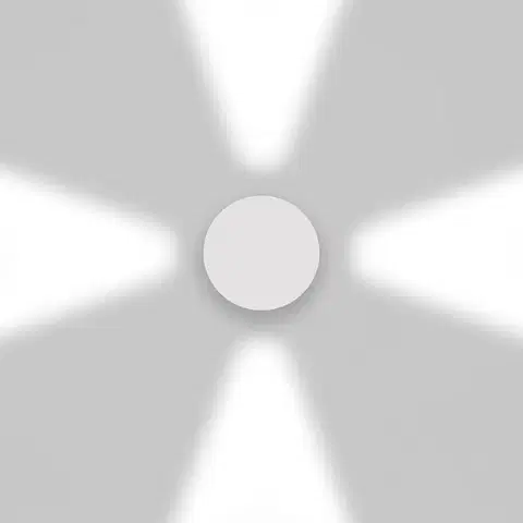 Artemide venkovní nástěnné svítidlo Effetto Round 11 W 220-240 V 3000K 4 paprsky