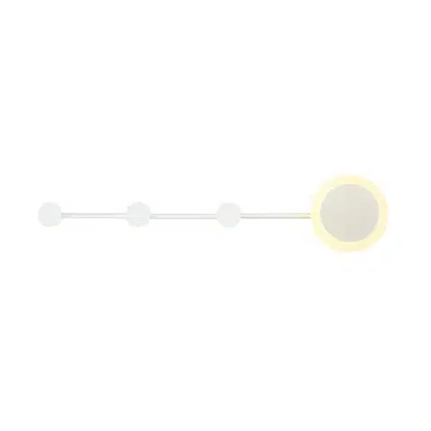 ACA Lighting nástěnné svítidlo VALENTINO LED 7W 3000K 560lm bílá kovová s věšákem 70x7x15cm ZM71LEDW70WH