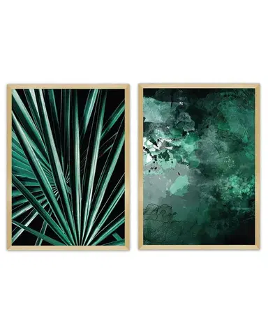 Sada obrazů Greenery 2ks.