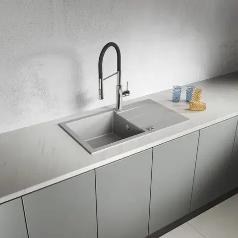 Kuchinox SHIRE granitový dřez 1-kom s odkapávačem SBS_511Y