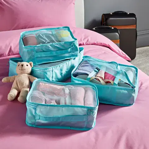 4 textilní boxy do kufru