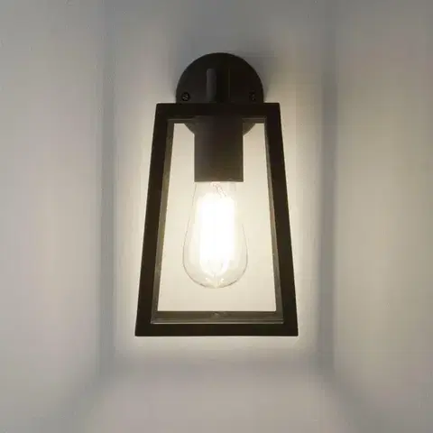 ASTRO venkovní nástěnné svítidlo Calvi Wall 215 60W E27 černá 1306001 VÝPRODEJ VZORKU