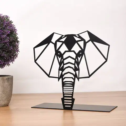 Dekorativní předmět Elephant - Black