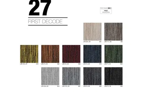 Kobercové čtverce First Decode 210 5  m2
