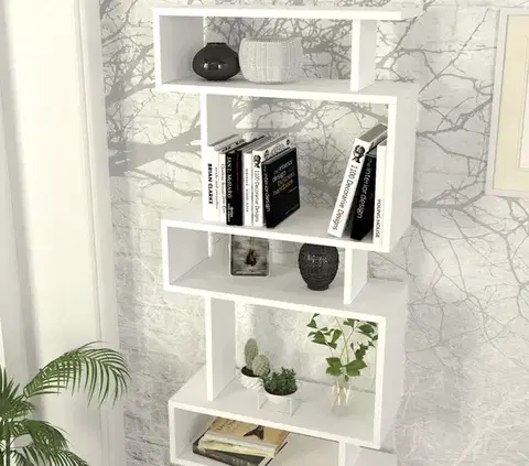 Knihovna Blok - White
