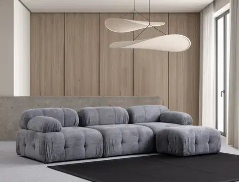 Rohová sedací souprava Petite 3 - Grey