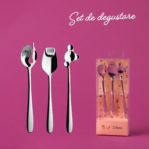 Degustační příbor set 3 ks - Alpha - 116538